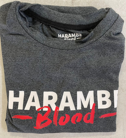 Harambe Blood + American Flag - Short Sleeve T-shirt - Harambe Blood
