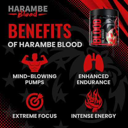 Harambe Blood Pre Workout Powder - Harambe Blood