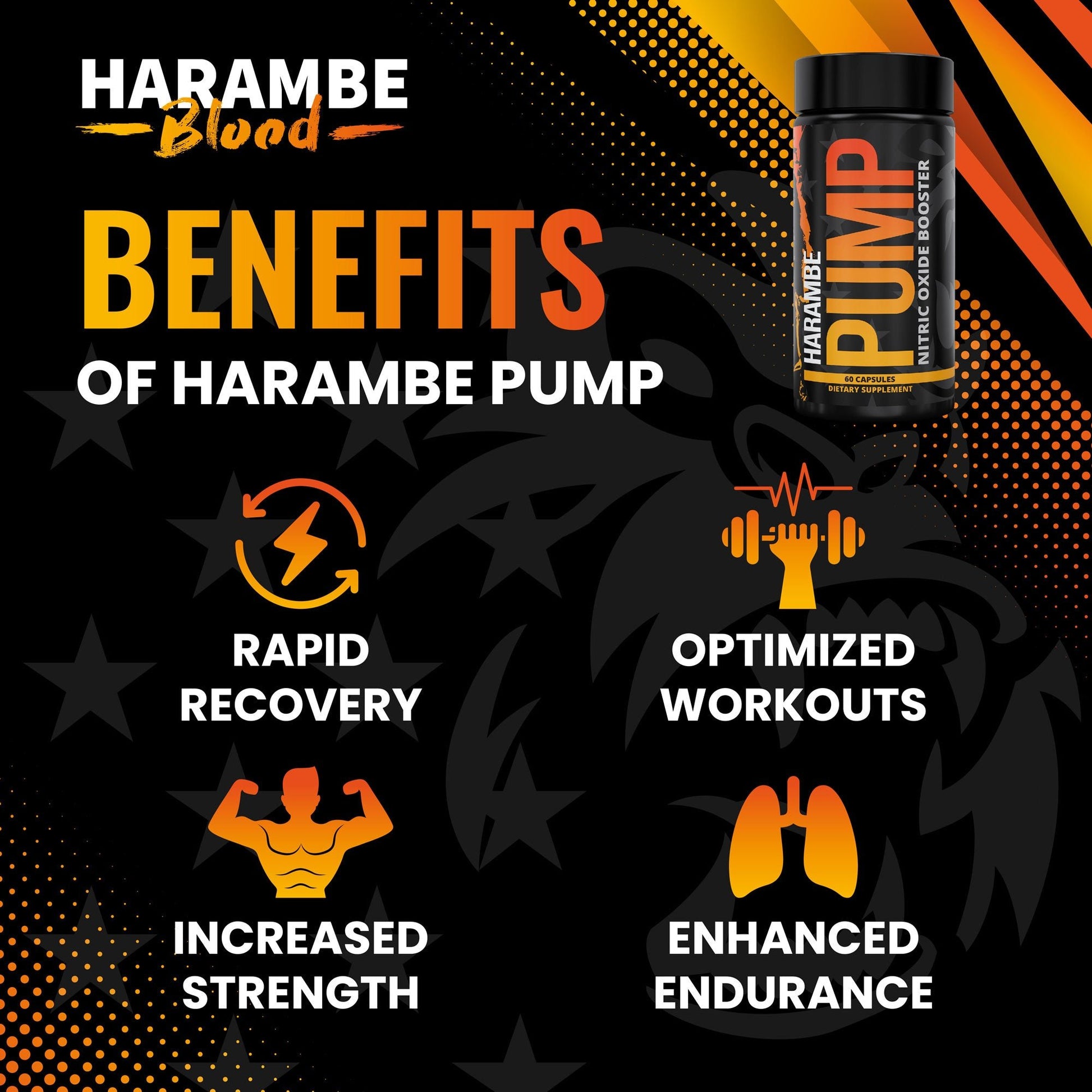 Harambe Pump - Nitric Oxide Booster - Harambe Blood