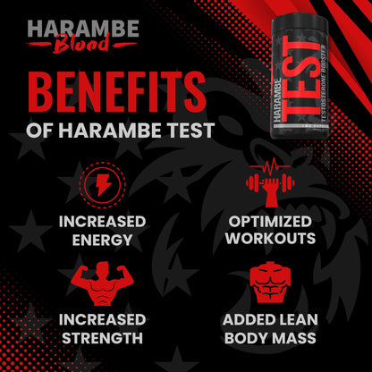 Harambe Test - Testosterone Booster - Harambe Blood